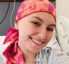 Isabel Veloso durante tratamento de cancer.