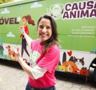 Governadora Raquel Lyra apresentando o novo programa do Governo em rela&ccedil;&atilde;o ao bem estar animal.