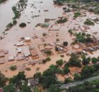 Imagens de alagamento em Ub&aacute;.