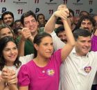 Raquel Lyra em evento do PP-PE.