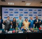 Raquel Lyra na posse do novo presidente do Cons&oacute;rcio Nordeste.