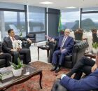 Reuni&atilde;o entre representantes do STF e Congresso.