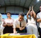 Raquel Lyra assina autoriza&ccedil;&atilde;o de licita&ccedil;&atilde;o para a pavimenta&ccedil;&atilde;o asf&aacute;ltica de um trecho da PE-125.