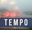 Cidade da RMR com muita chuva no tr&acirc;nsito.