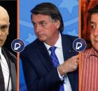 Alexandre de Moraes, Bolsonaro e Lulinha.