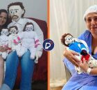 Brasileira que se casou com boneco de pano anuncia "nascimento" do quarto filho do "casal"