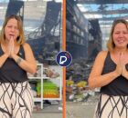 Propriet&aacute;ria de loja que pegou fogo em Caruaru se emociona no cen&aacute;rio de destrui&ccedil;&atilde;o