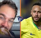 Deputado T&uacute;lio Gadelha ironiza n&atilde;o convoca&ccedil;&atilde;o de Neymar comendo banana e internautas apontam racismo