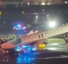 Colis&atilde;o entre avi&atilde;o e caminh&atilde;o de bombeiros mata comandante e copiloto em eroporto de Nova York