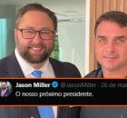 Conselheiro de Donald Trump, publica foto com Fl&aacute;vio Bolsonaro: 'Nosso pr&oacute;ximo presidente'