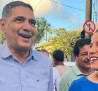 Deputado Jo&atilde;o Paulo e governadora Raquel Lyra.