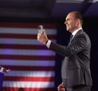 Eduardo Bolsonaro em evento nos EUA.