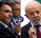 Fl&aacute;vio Bolsonaro e Lula.