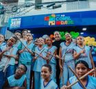 Governadora Raquel Lyra na Comunidade do Bode, no Recife.