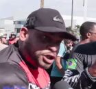 L&iacute;der dos motociclistas que trabalham por aplicativo, Antero Ferreira.