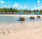 Praia de Maraca&iacute;pe 