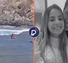 Praia do Meio, em Noronha, onde casal de turistas se afogou.