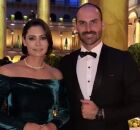 Michelle e Eduardo Bolsonaro.