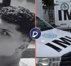 Motociclista Rafael Lira, que morreu em acidente e viaturas do IML.