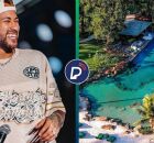 Neymar tem decis&atilde;o favor&aacute;vel sobre lago artificial em mans&atilde;o.