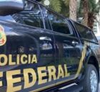 Viatura da Pol&iacute;cia Federal.