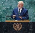 Lula em discurso na ONU.