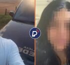 Homem que se passava por policial e jovem v&iacute;tima de golpe.