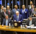 Presidente Lula no Senado.