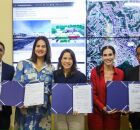 Governadora Raquel Lyra e a prefeita de Olinda, Mirella Almeida.