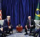 Lula se reuniu com presidente dos Estados Unidos, Donald Trump, em Kuala Lumpur, na Mal&aacute;sia 