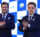 O presidente do Uni&atilde;o Brasil, Antonio Rueda, e o senador Ciro Nogueira (PI), presidente do PP  Foto: Divulga&ccedil;&atilde;o/PP 