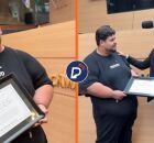 Influenciador J&uacute;lio Mamute &eacute; homenageado na C&acirc;mara do Recife por luta contra obesidade.