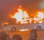 Sindicato suspende circula&ccedil;&atilde;o de &ocirc;nibus no Ibura ap&oacute;s ve&iacute;culo ser incendiado em protesto.