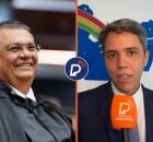 Ministro do STF, Fl&aacute;vio Dino, e Pedro Freitas, prefeito de Alian&ccedil;a e presidente da Amupe.