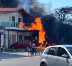 Avi&atilde;o de pequeno porte cai. 
