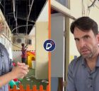 Vereador Eduardo Moura faz discaliza&ccedil;&atilde;o em creche localizada na sede da PCR ap&oacute;s queda de teto