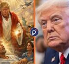Trump publica imagem de IA vestido como Jesus, apaga ap&oacute;s cr&iacute;ticas e justifica: "era eu como m&eacute;dico"