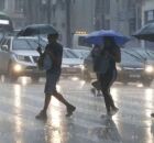 Alerta de chuva do Inmet.