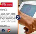 Comunicado do JC ao lado de urna eletr&ocirc;nica.