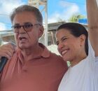 Deputado Ant&ocirc;nio Moraes e governadora Raquel Lyra.