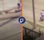 Usu&aacute;rios de patinetes compartilhados foram flagrados realizando manobras perigosas. 