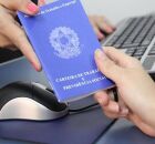 Carteira de trabalho.