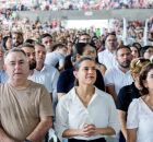 Governadora Raquel Lyra, vice-governadora Priscila Krause e prefeito de Arcoverde, Zeca Cavalcanti