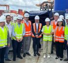 Governadora  Raquel Lyra no Porto de Suape.