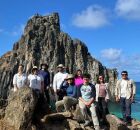 Grupo de pesquisadores da UFPE em Fernando de Noronha.