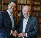 Jorge Messias e Lula. 