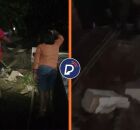 Muro desaba em Camaragibe.