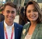 Nikolas Ferreira e Michelle Bolsonaro.