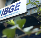 Faixada do pr&eacute;dio do IBGE