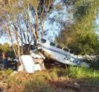 Queda de avi&atilde;o no Paraguai.